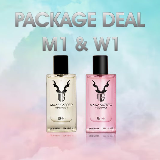 Package Deal M1 and W1 Pair - Maaz Safder Fragrance