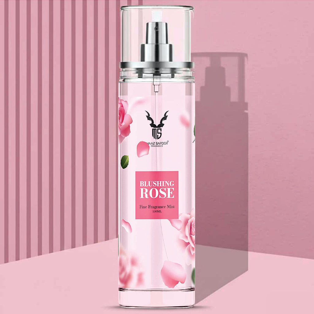 MS Body Mist Blushing Rose 150Ml - Maaz Safder Fragrance
