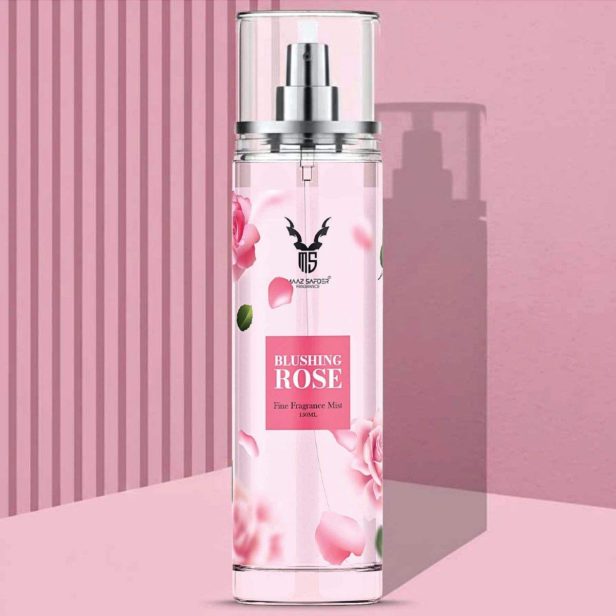 MS Body Mist Blushing Rose 150Ml - Maaz Safder Fragrance